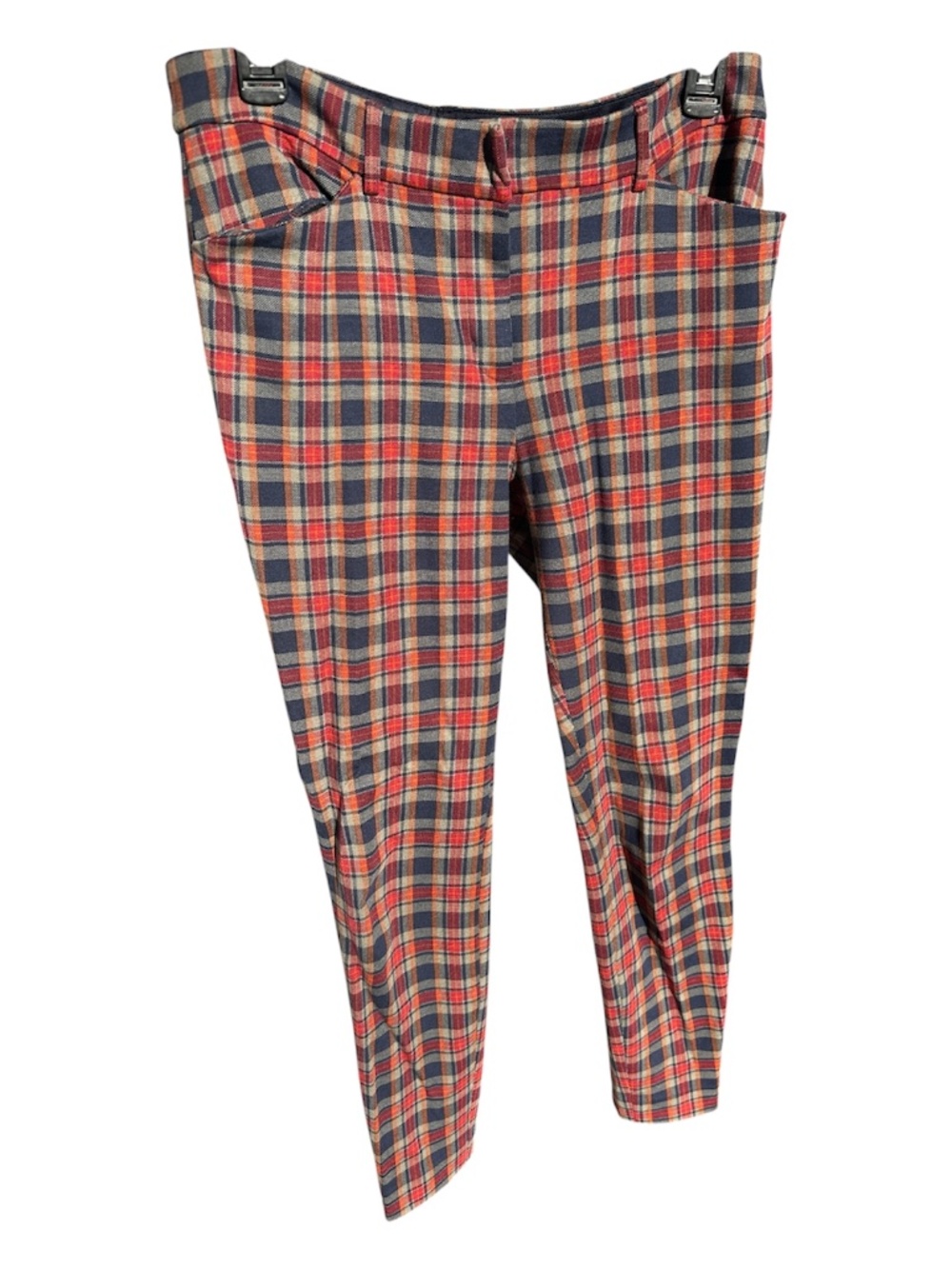 Plaid Skinny Pants